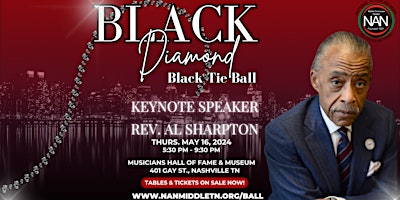 Middle TN National Action Network "Black Diamond" Ball primary image