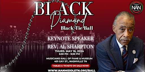 Middle TN National Action Network "Black Diamond" Ball primary image