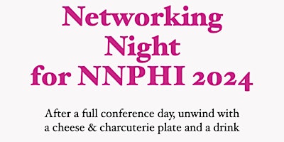 Immagine principale di Cheese, Charcuterie and Cocktails, a Night of Networking for NNPHI 