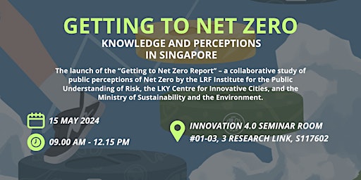 Imagem principal de Getting to Net Zero: Knowledge and Perceptions in Singapore