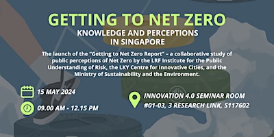 Getting to Net Zero: Knowledge and Perceptions in Singapore  primärbild