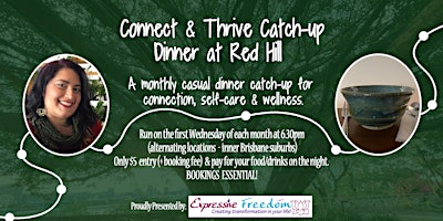 Immagine principale di Connect & Thrive Catch-up Dinner at Red Hill 