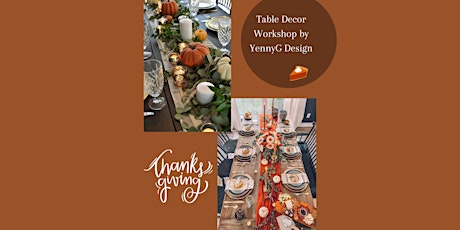 Workshop Thanksgiving Table Presentation
