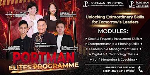 Hauptbild für The PORTMAN Elite Program – Your Launchpad to Success