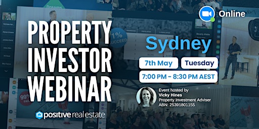 Imagem principal do evento FREE Sydney Property Investor Webinar 07/05/24, Tuesday