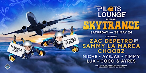 Imagem principal do evento Pilots Lounge - SkyTrance