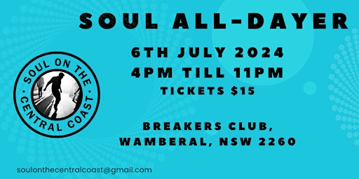 Imagem principal do evento Soul All-dayer, Wamberal, NSW