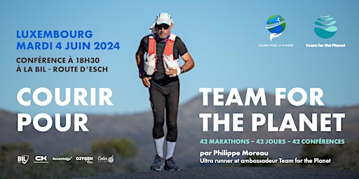 Courir pour Team For The Planet – Luxembourg