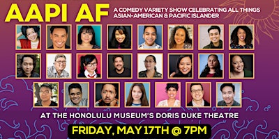 Imagem principal do evento AAPI AF: A Comedy Variety Show Celebrating All Things AAPI (May 17)