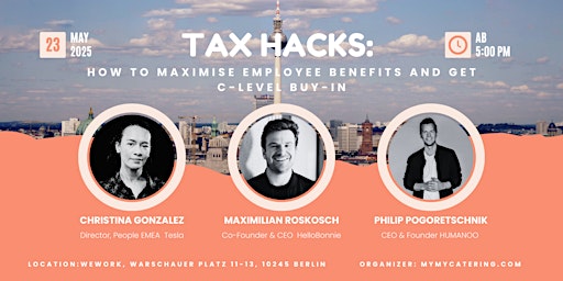 Tax Hacks: How to maximise employer benefits and get C-Level buy-in primary image