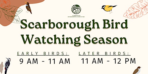 Scarborough Birdwatching - Spring Series 2024 primary image