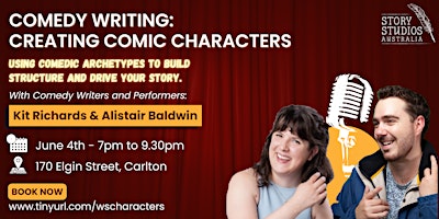 Imagem principal do evento Comedy Writing: Creating Comic Characters