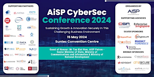 Image principale de AiSP CyberSec Conference 2024