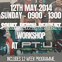 Imagem principal do evento Squat, bench and deadlift workshop at PT:U - Wokingham.