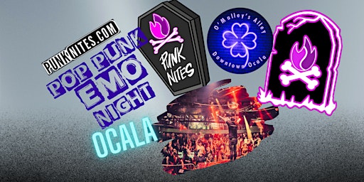 Image principale de Pop Punk Emo Night OCALA by PunkNites at Omalleys Alley