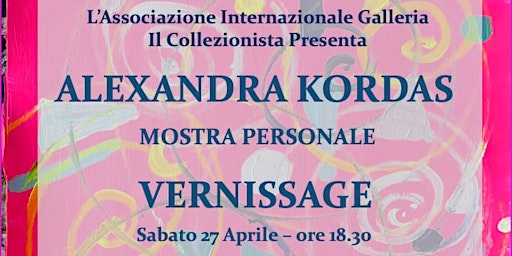 Mostra Con Drink Di Benvenuto Di Alexandra kordas  primärbild