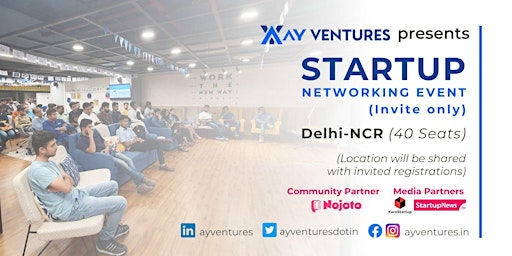 Primaire afbeelding van Startup Networking Event (Invite Only) by AY Ventures