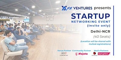 Startup Networking Event (Invite Only) -May 11  by AY Ventures primary image