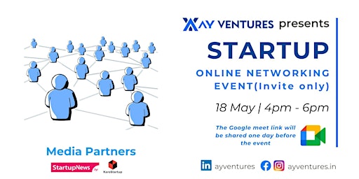 Imagem principal de Startup Networking Event (Invite Only)  - May 18 by AY Ventures