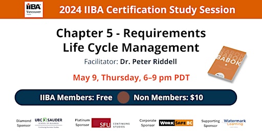 Imagem principal de IIBA Certification Study Group — Requirements Life Cycle Management