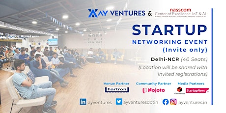 Startup Networking Event (Invite Only) by AY Ventures