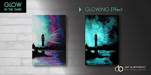 Imagem principal do evento Glow Sip & Paint : Glow - Lighthouse