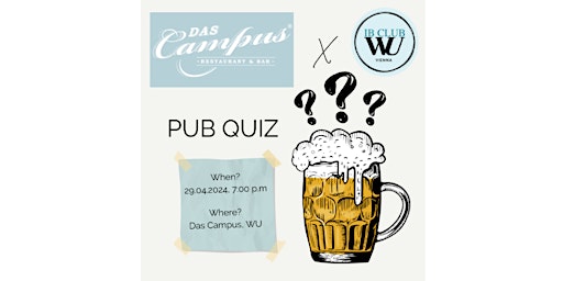 Imagem principal do evento Pub Quiz - IB Club x Das Campus