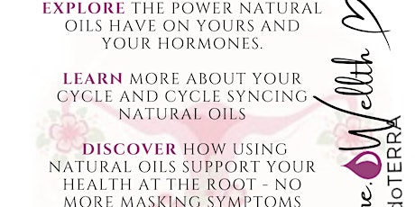 Natural Oils for Women’s hormones, health and wellbeing
