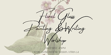 Floral Glass Painting & Writing