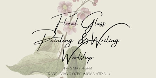 Image principale de Floral Glass Painting & Writing