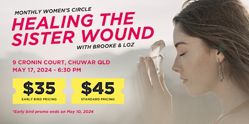 Image principale de Monthly Women's Circle - Healing The Sister Wound