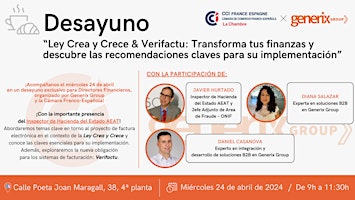 Immagine principale di Ley Crea y Crece & Verifactu: Transforma tus finanzas 