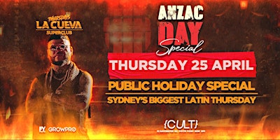 Imagem principal de La Cueva Thursdays // $10 Entry + Free Drink // Sydney VIP List