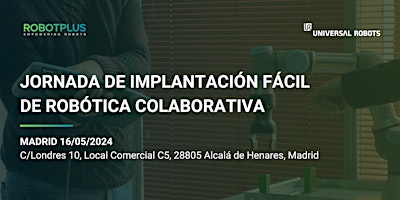 Copia de Jornada de Implantación Fácil de Robótica Colaborativa primary image