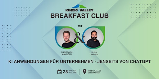 Imagem principal do evento Kinzig Valley Breakfast Club #3 mit Christoph Mangold & Kush Varma