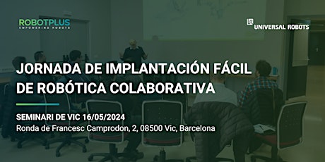 Jornada de Implantación Fácil de Robótica Colaborativa