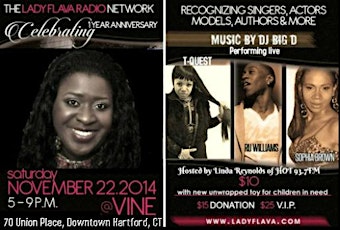 LADY FLAVA RADIO NETWORK 1ST ANNIVERSARY PARTY & AWARD SHOW primary image