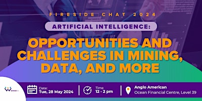 Imagen principal de Fireside Chat: Artificial Intelligence: Opportunities and Challenges in Mining, Data, and More