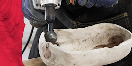 High Wycombe Store- Carving a live edge bowl with Arbortech