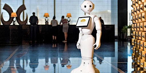 Robots, AI, Service Automation in Travel, Tourism & Hospitality Online vide  primärbild