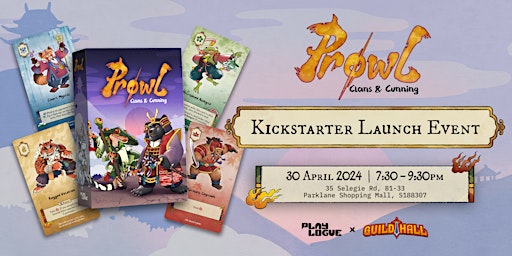 Primaire afbeelding van Prowl Launch | Board Game Night @ Dhoby Ghaut