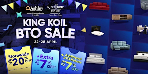 King Koil BTO Sale  primärbild