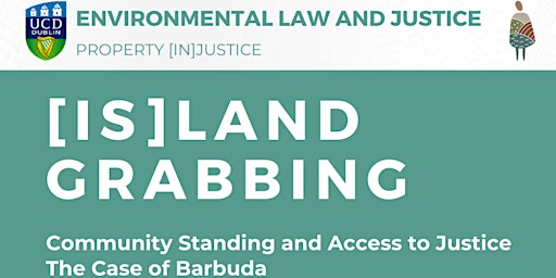 [IS]LAND GRABBING, COMMUNITY STANDING AND ACCESS TO JUSTICE primary image