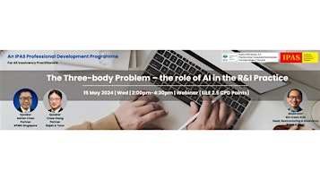 Hauptbild für The Three-body Problem – the role of AI in the R&I practice
