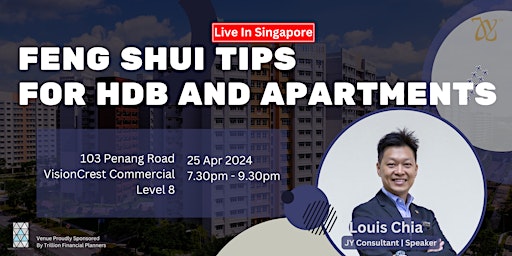 Imagem principal do evento Feng Shui Tips  for HDB and Apartments