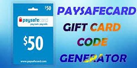 Free!! Paysafecard gift card codes generator ★UNUSED★ $500 Paysafe gift car