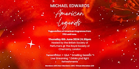 Michael Edwards - American Legends - Live at the Royal Society of Chemisty