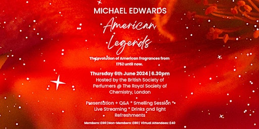 Michael Edwards - American Legends - Live at the Royal Society of Chemisty primary image