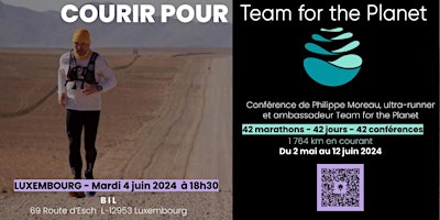 Imagen principal de Courir pour Team For The Planet - Luxembourg