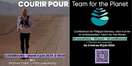 Courir pour Team For The Planet - Luxembourg